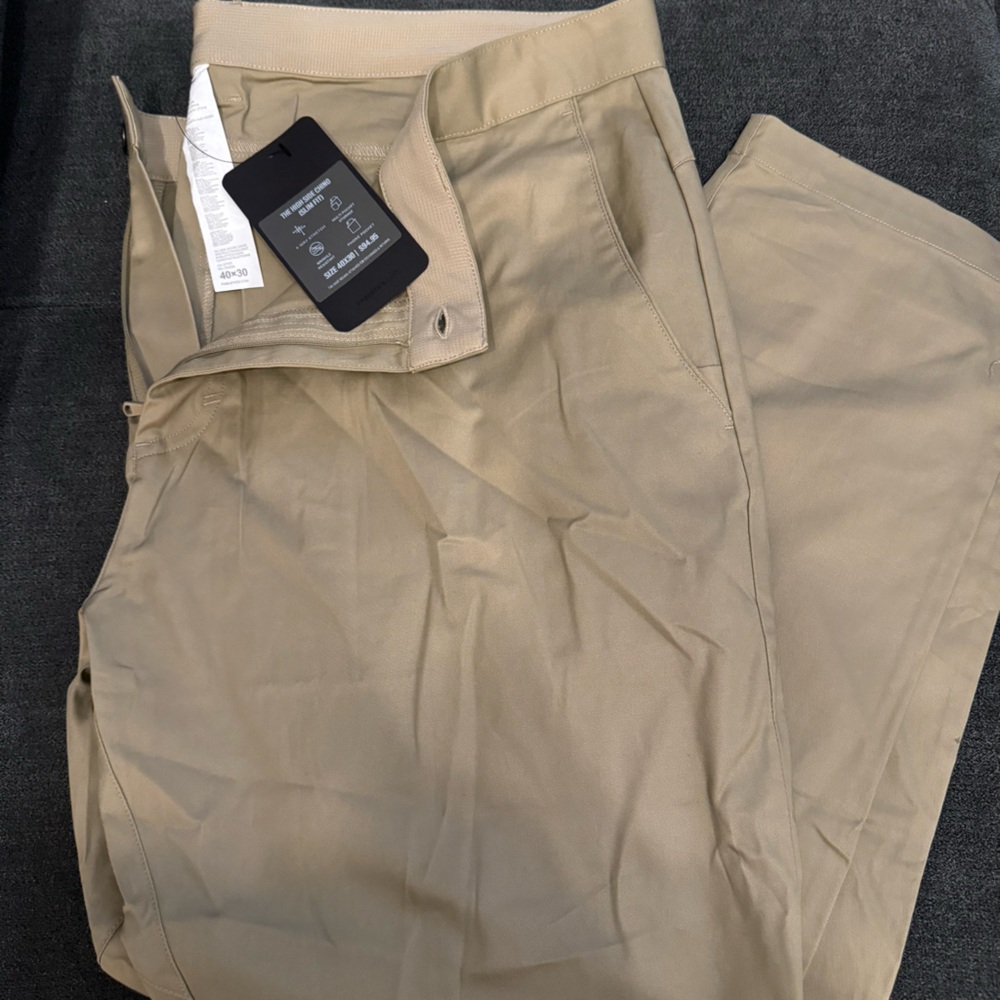 Fabletics Khaki Pants 40x30 new with tags